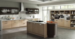 Duleek troscan oak high gloss ebony kitchen