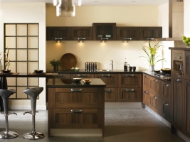 Tuscany dark walnut kitchen