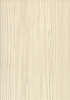 PVC edged textured woodgrain white avola