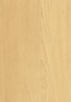 PVC edged woodgrain natural canadian maple